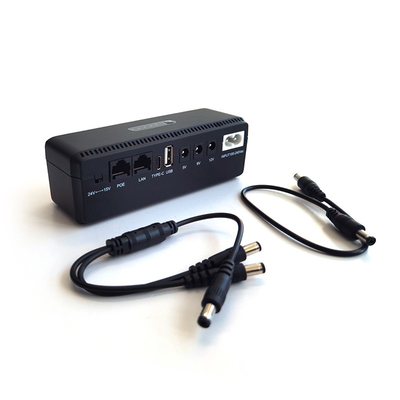 5VDC/9VDC/12VDC Ups Backup Power USB Poe Mini Dc Router Ups 10400mah 18w