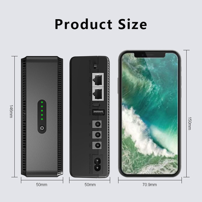 8000mah-20000mah UPS Backup Power 12v DC UPS For 12V WIFI Router Modem 5v 9v12v