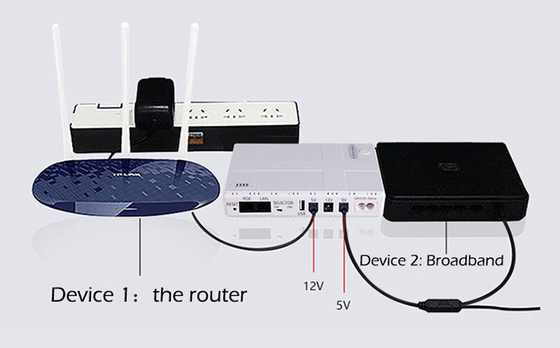 Backup Power 10400mah DC Mini UPS 12V Router Ups For Surveillance Cameras Wifi Router