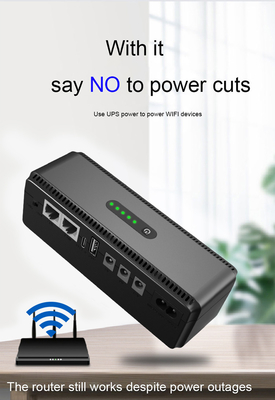 18w Mini DC UPS Power Supply 10400mah Poe Ups 5v 9v 12v 24v DC Output