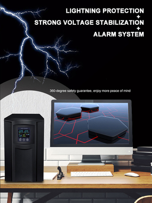2400 Wh Electric Energy UPS Power Supply With Pure Sine Wave Output
